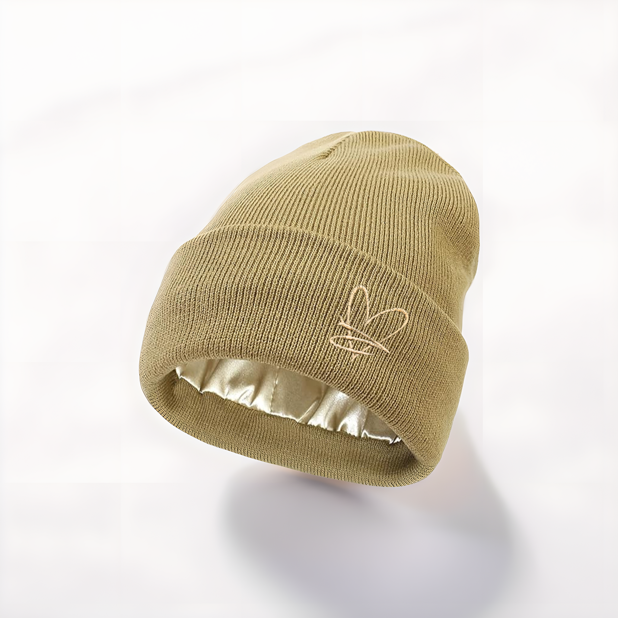 Bonnet doublé en satin