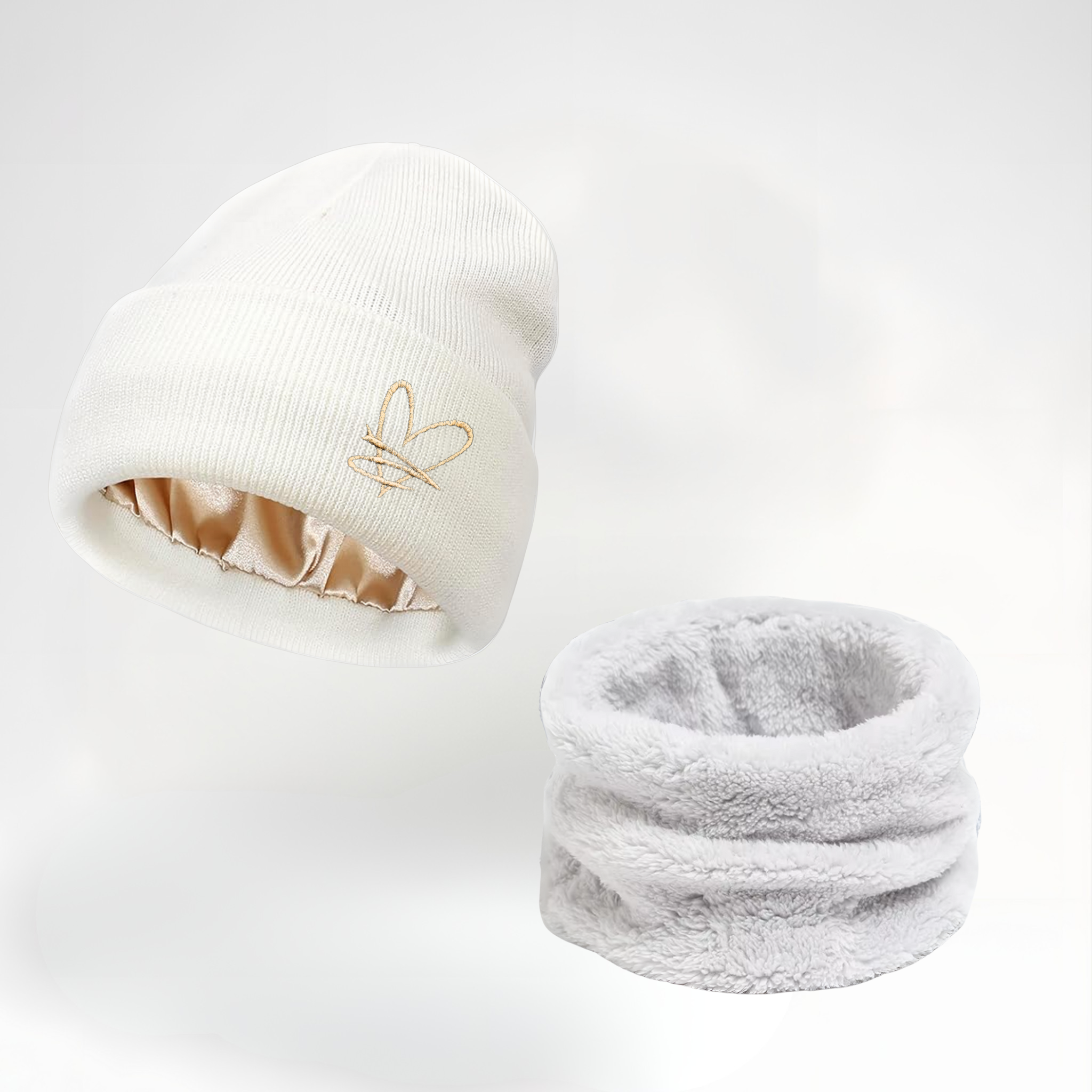 Pack Bonnet Satin + Cache-Cou