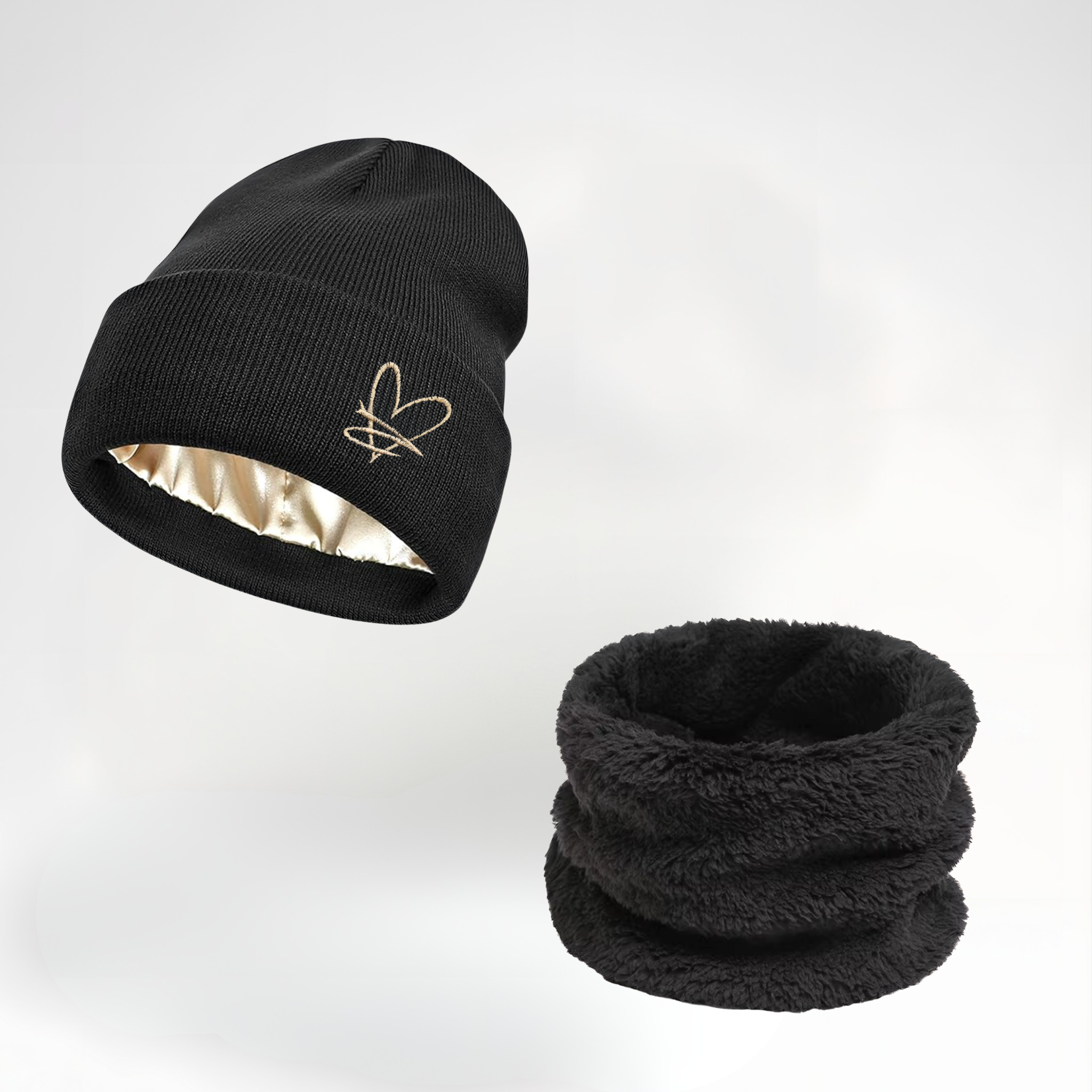 Pack Bonnet Satin + Cache-Cou