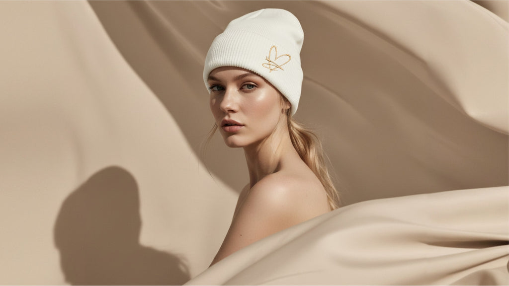 Bonnet doublé satin – Blanc