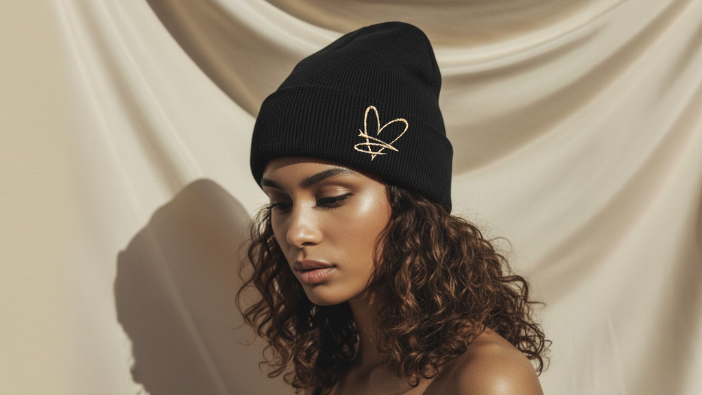 Bonnet doublé satin – Noir